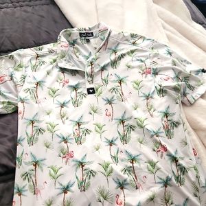 Bad birdie mens polo size small